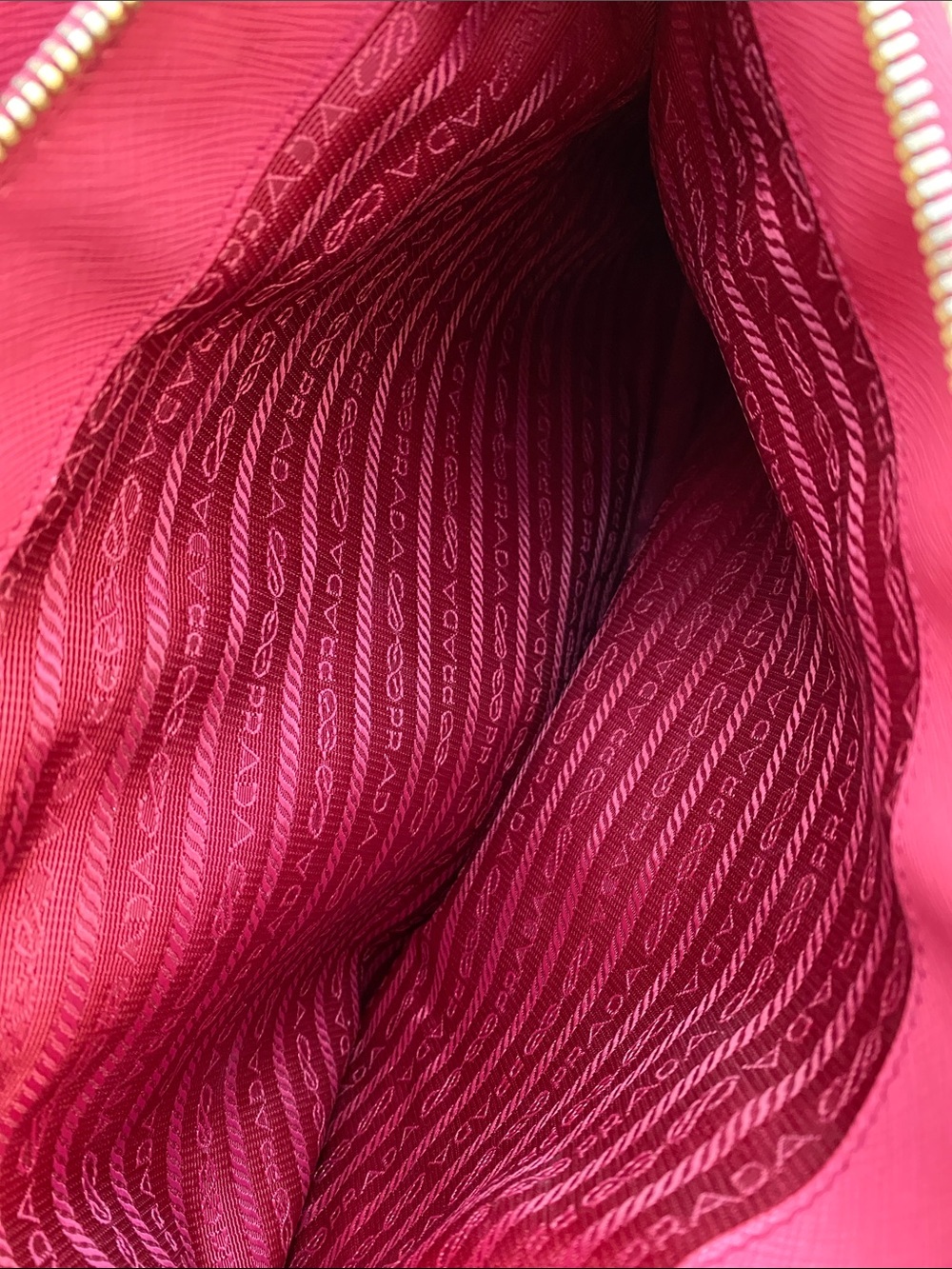 Pre Owned Prada Galleria small Saffiano leather bag in Raspberry Pink - Picture 11 of 16